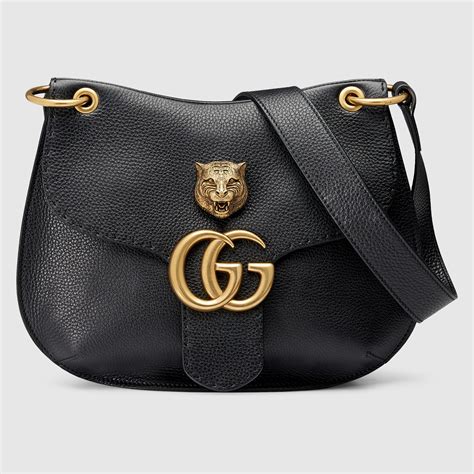 borsa gucci metallizzata|Gucci leather shoulder bag.